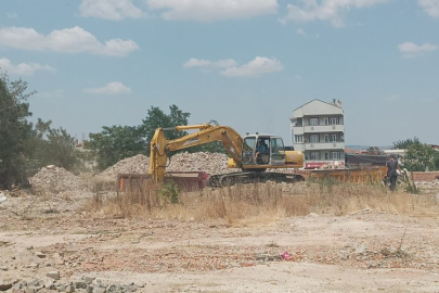 Edirne Keşan'da İnönü İlkokulu’nda çalışma başladı