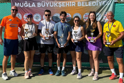 Geleneksel Karma Tenis Turnuvası Dalaman'da yapıldı